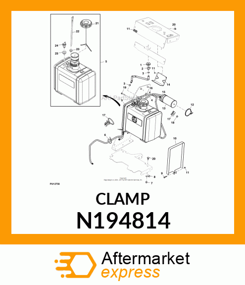 HOSE CLAMP, CLAMP N194814