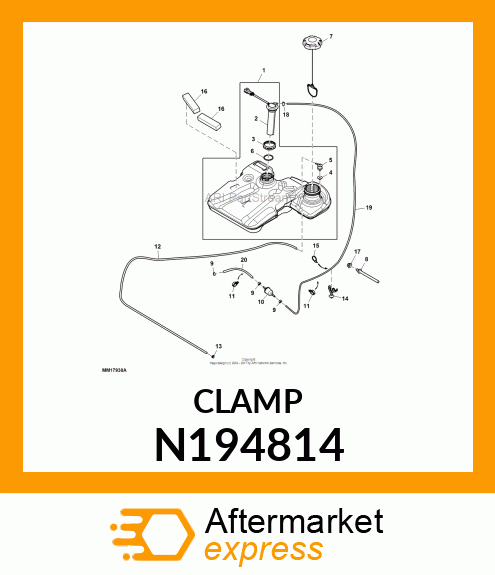 HOSE CLAMP, CLAMP N194814