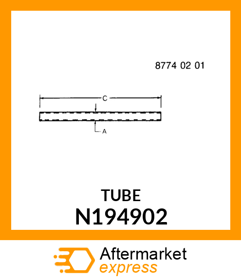 TUBING .250 ID X 600.00 REPAIR ONLY N194902