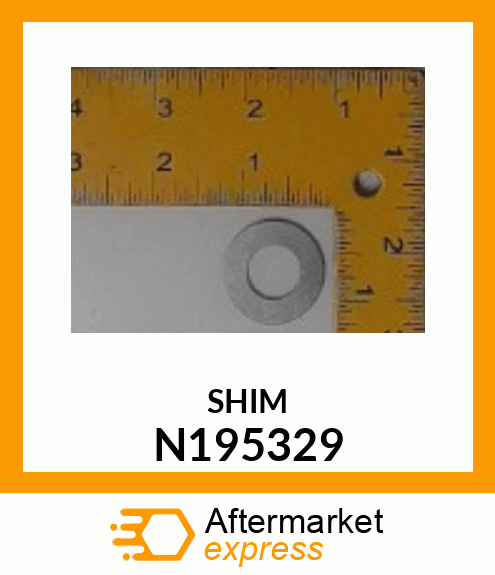 SHIM THRUST WASHER REPAIRS ONLY N195329