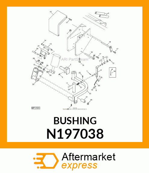 Spacer Unit Stop N197038