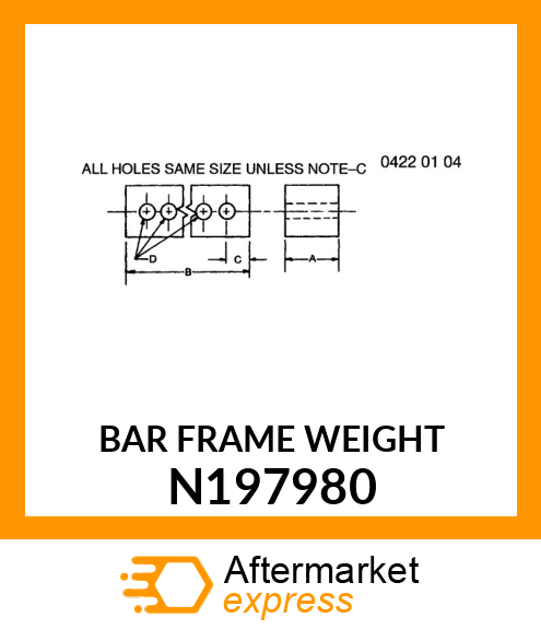 BAR FRAME N197980