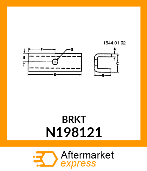 CHANNEL, COVER PIN N198121