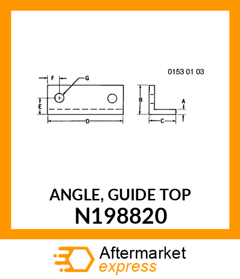 ANGLE, GUIDE TOP N198820