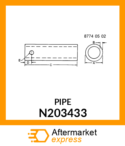 SHAFT, ROLLER N203433