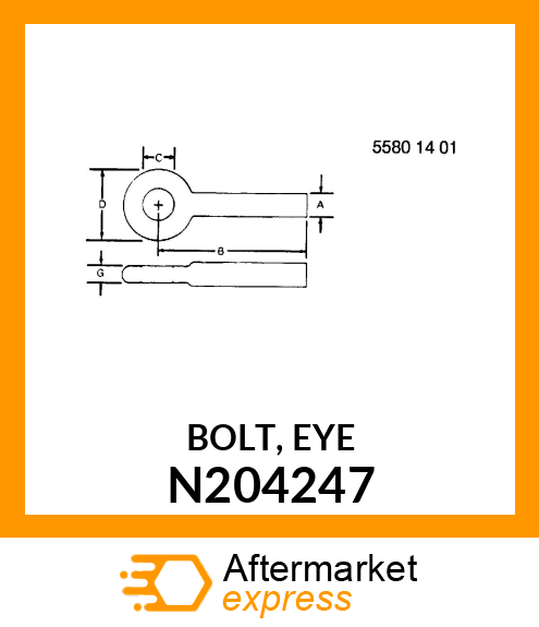 BOLT, EYE N204247