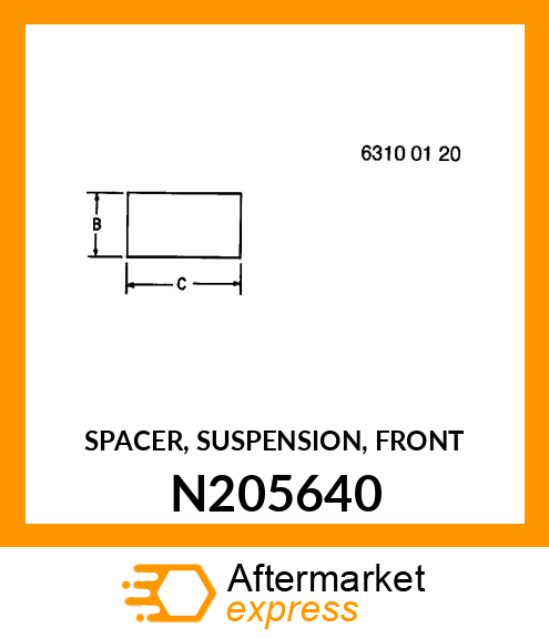 SPACER, SUSPENSION, FRONT N205640