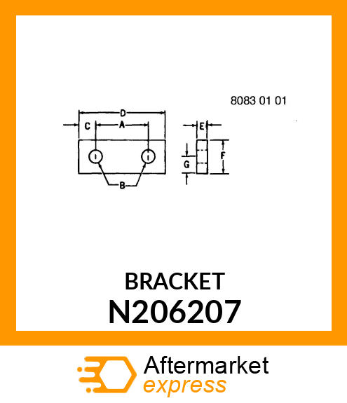 BRACKET N206207