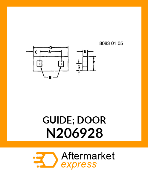 GUIDE; DOOR N206928