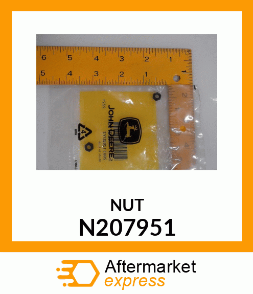 NUT,HEX M5 NYLOCK CL6 JDN389 N207951