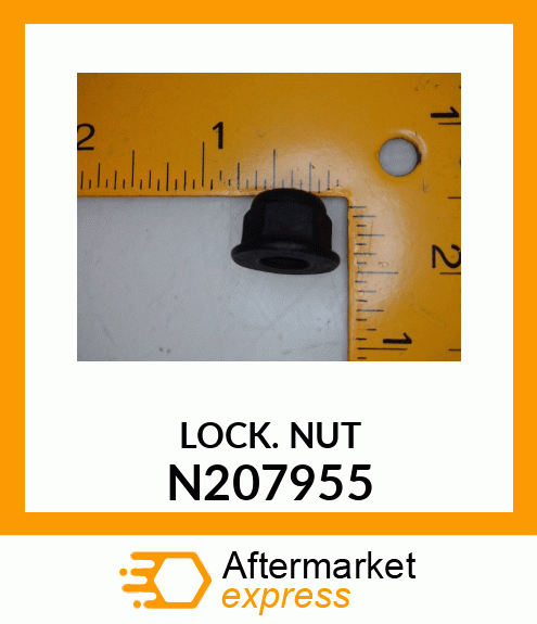 NUT,HEX FLNG M8 NYLOCK CL10 JDN389 N207955