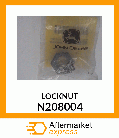 NUT,HXLOCK M20 DEFL THD CL10 JDN389 N208004