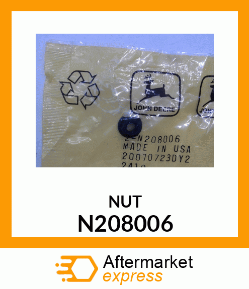 NUT,HEX FLNG M6 SERR CL10 JDN389 N208006