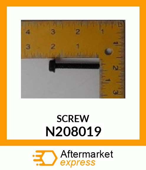 SCREW,HEX FLNG M6X45 10.9 JDN389 N208019