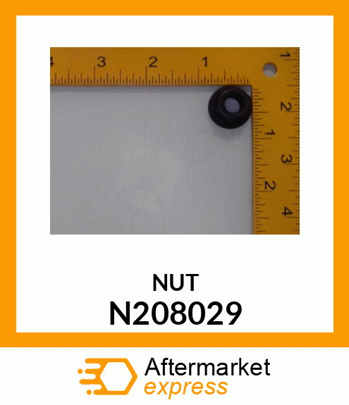 Spare part N208029 + NUT,METRIC HEX FL PREV TRQUE M10