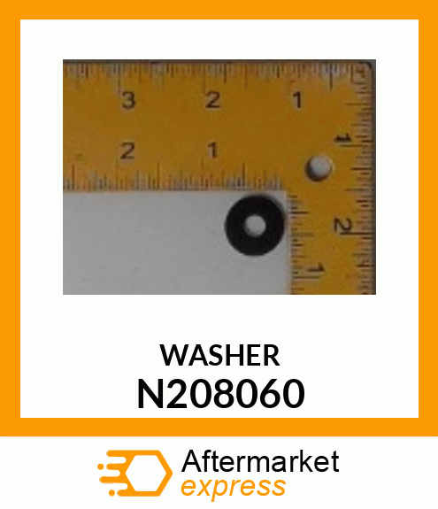 WASHER,6 X X TYPE A JDN389 N208060