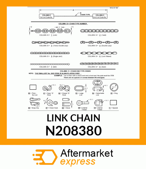 CHAIN N208380