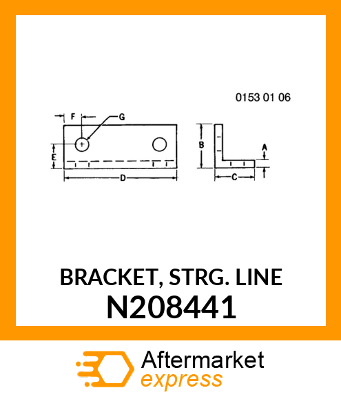 BRACKET, STRG. LINE N208441