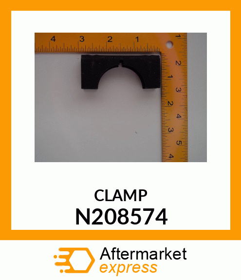 SADDLE, MUFFLER CLAMP 1.50 JDN389 N208574