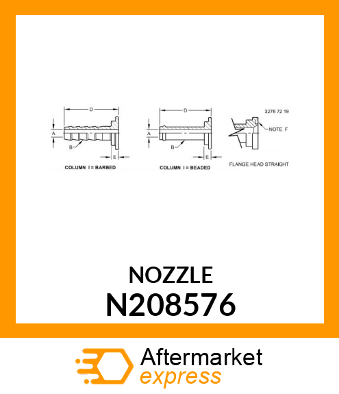 HOSE BARB N208576