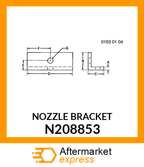 NOZZLE BRACKET N208853