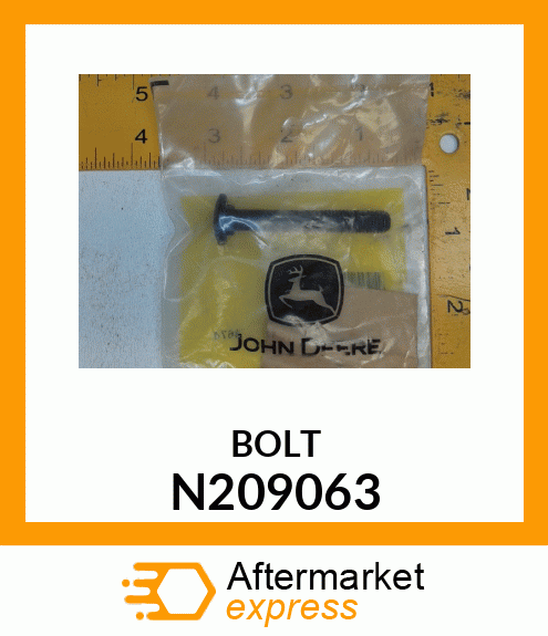 BOLT,SQ SHT NK M8X55 8.8 JDN389 N209063