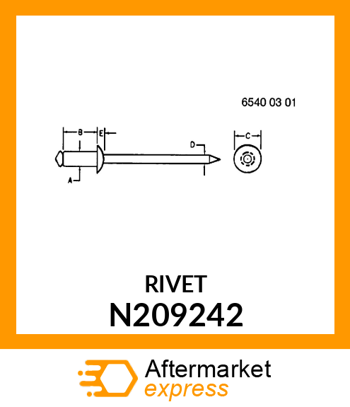 POP RIVOT 1/4" N209242