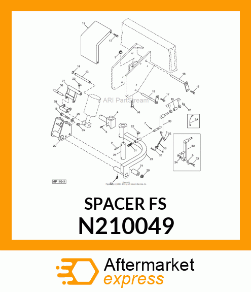 Spacer Upper N210049