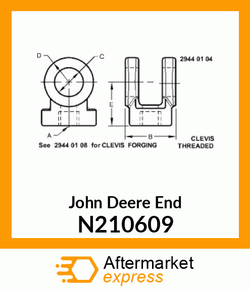 CLEVIS ASSY. N210609