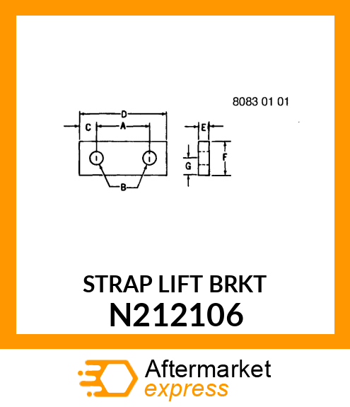 STRAP LIFT BRKT N212106