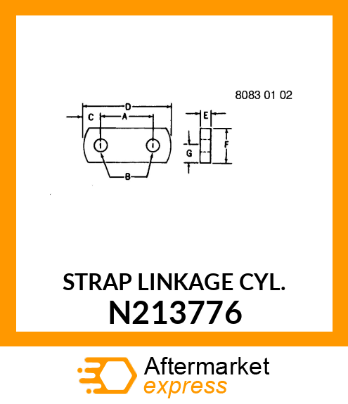 STRAP LINKAGE CYL. N213776