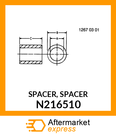 SPACER, SPACER N216510
