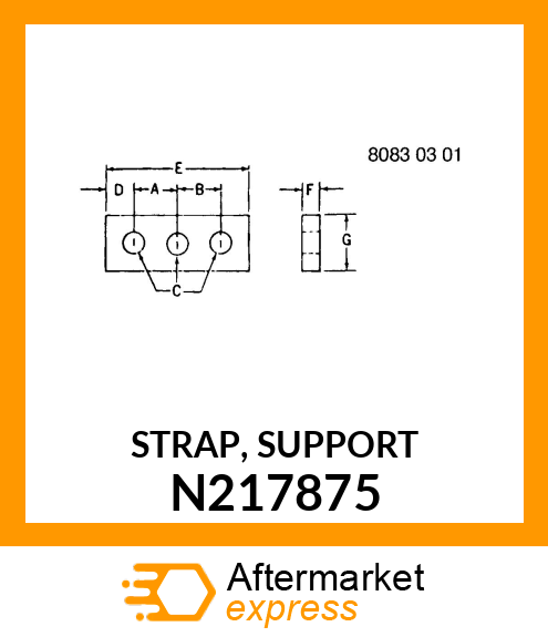 STRAP, SUPPORT N217875