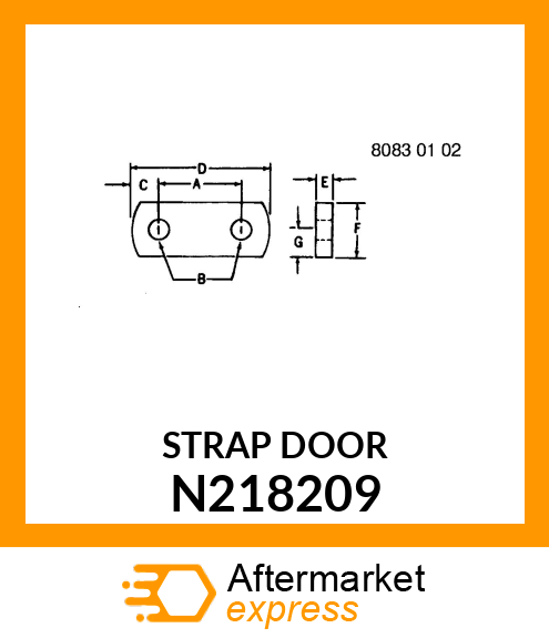 STRAP DOOR N218209