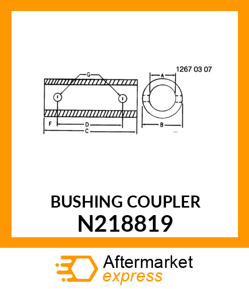 BUSHING COUPLER N218819
