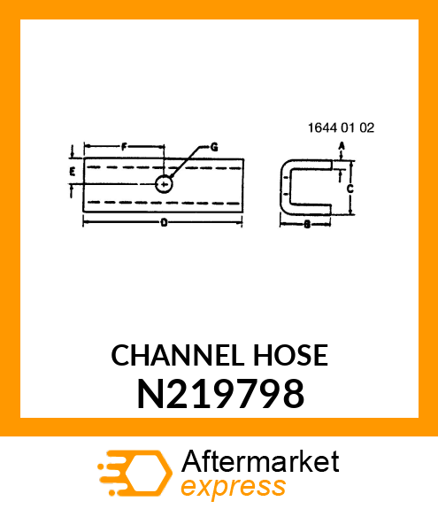 CHANNEL HOSE N219798