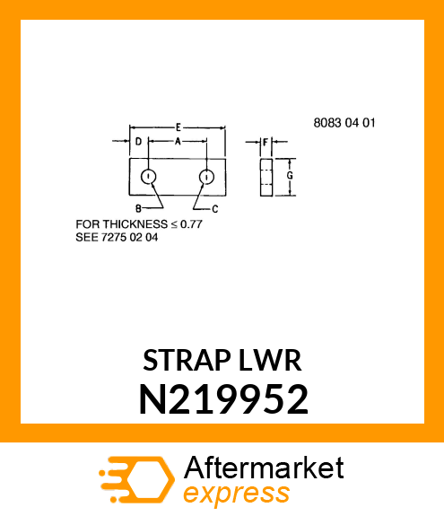 STRAP LWR N219952