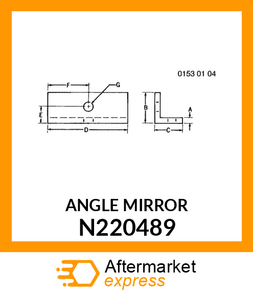 ANGLE MIRROR N220489