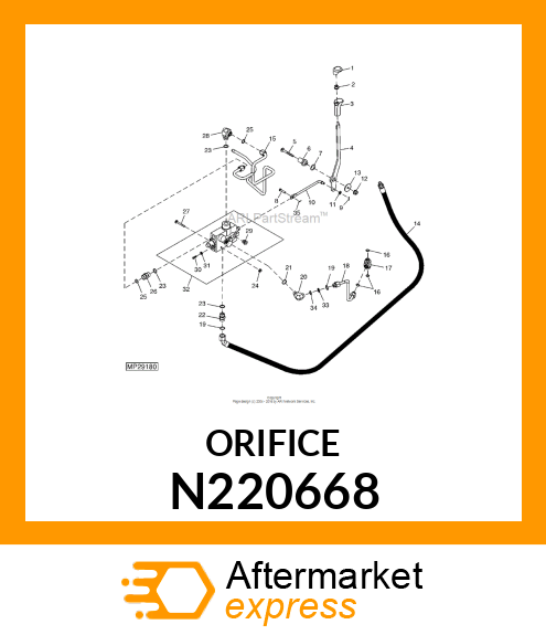 PLATE, ORIFICE N220668