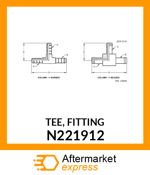 TEE, FITTING N221912