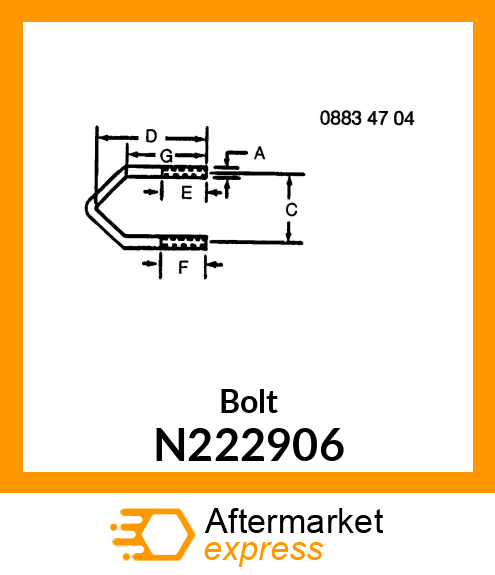 Bolt N222906