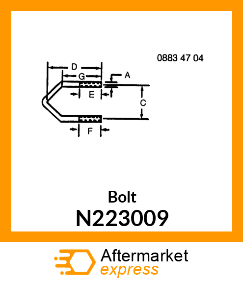 Bolt N223009