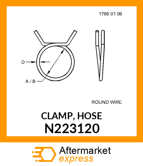 CLAMP, HOSE N223120