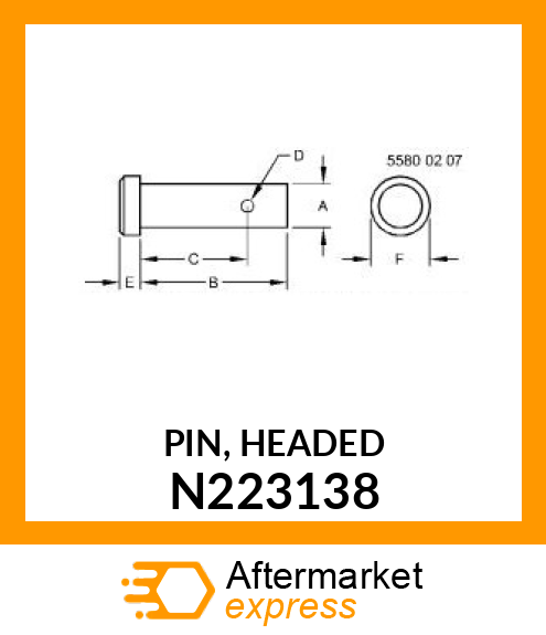 PIN, HEADED N223138