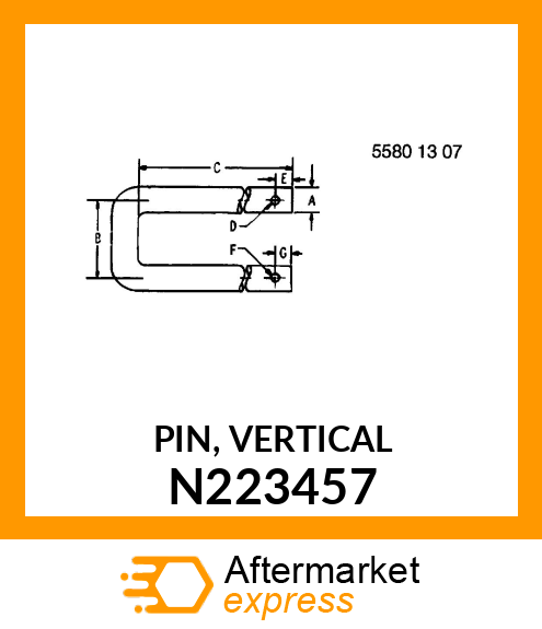 PIN, VERTICAL N223457