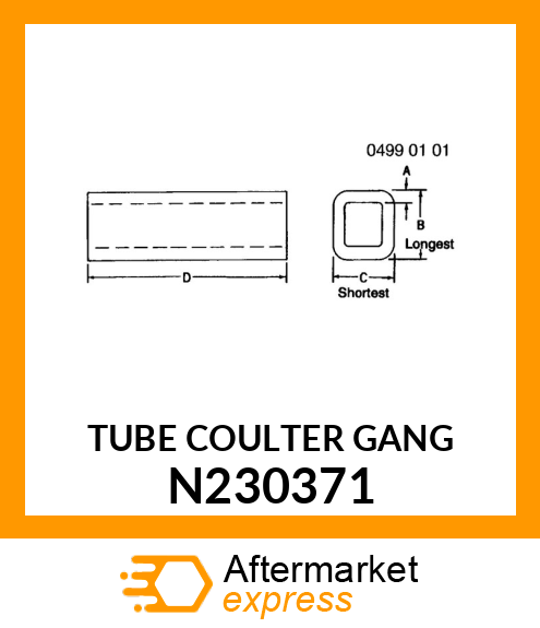 TUBE COULTER GANG N230371
