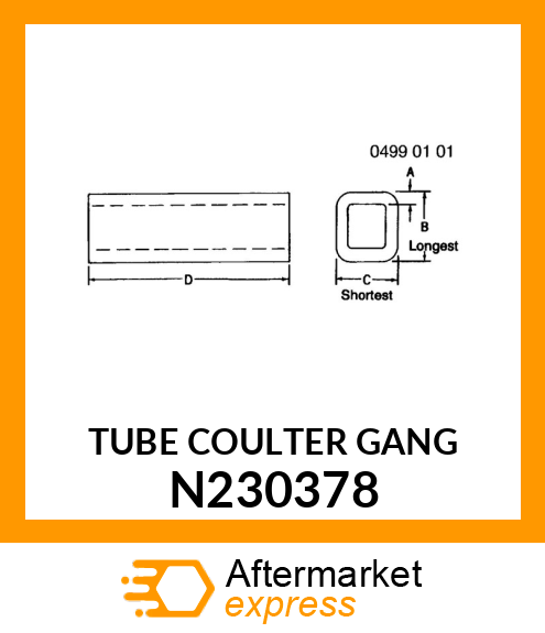 TUBE COULTER GANG N230378