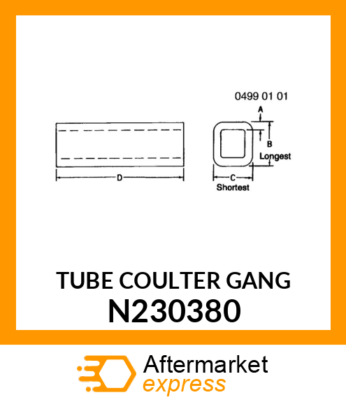 TUBE COULTER GANG N230380