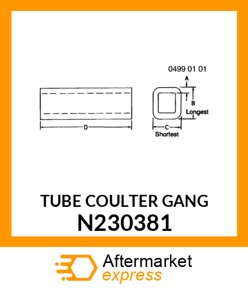 TUBE COULTER GANG N230381