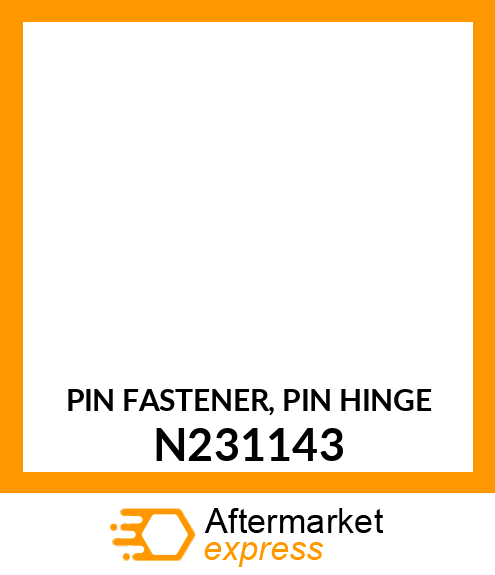 PIN FASTENER, PIN HINGE N231143
